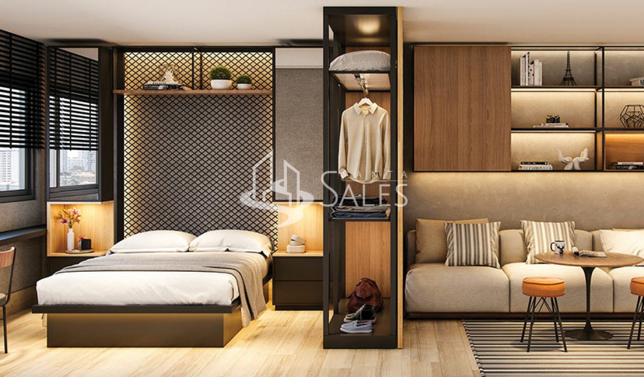 Apartamento, 1 quarto, 28 m² - Foto 1