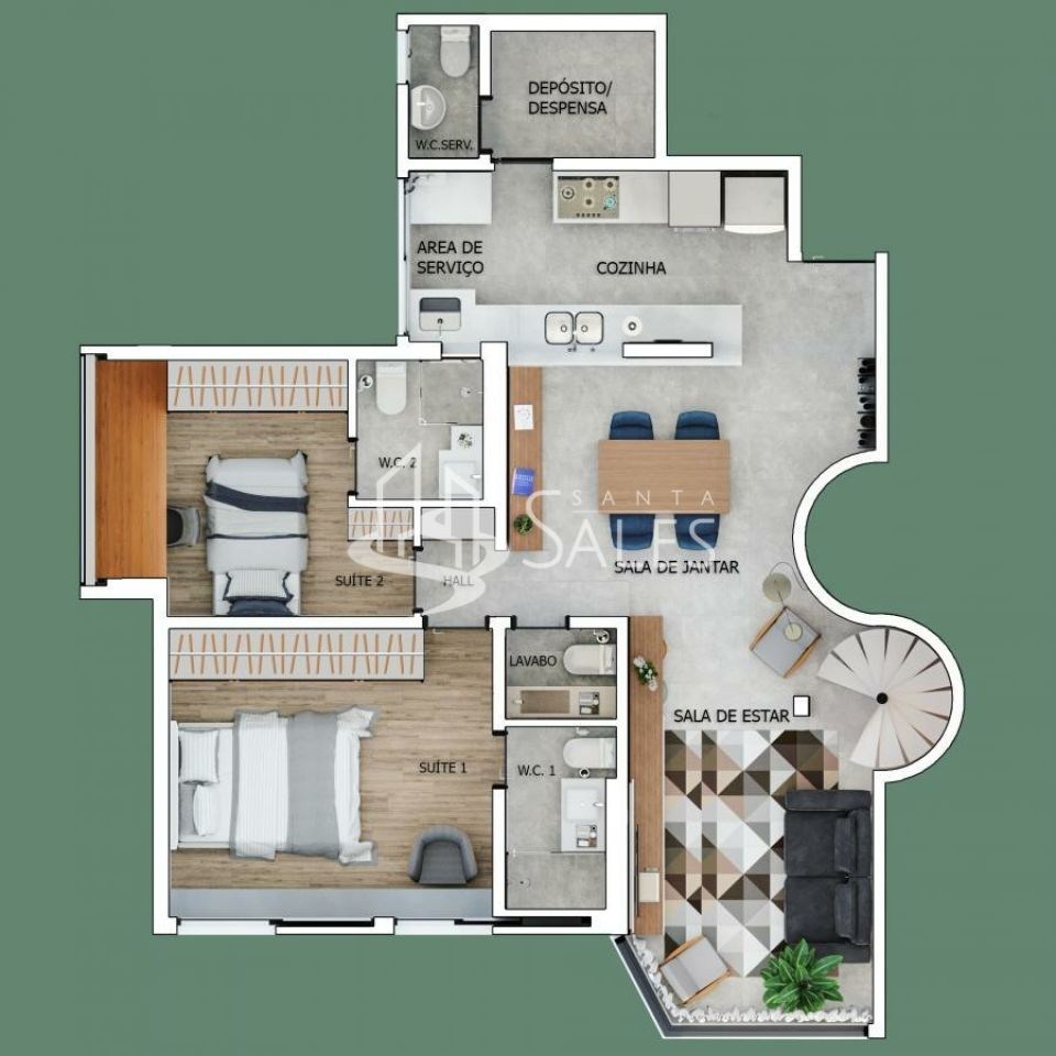 Apartamento, 3 quartos, 175 m² - Foto 35