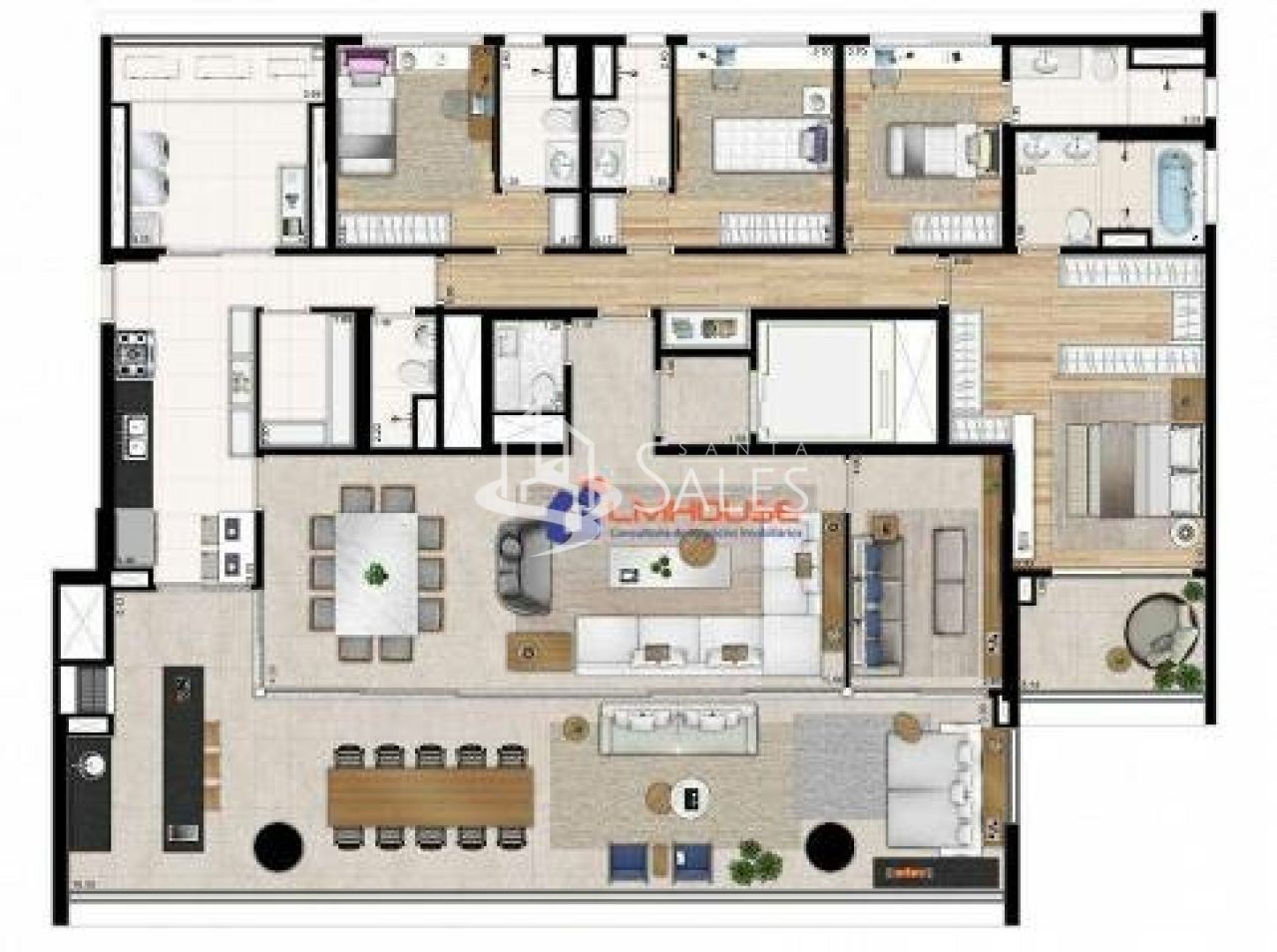 Apartamento, 4 quartos, 275 m² - Foto 3