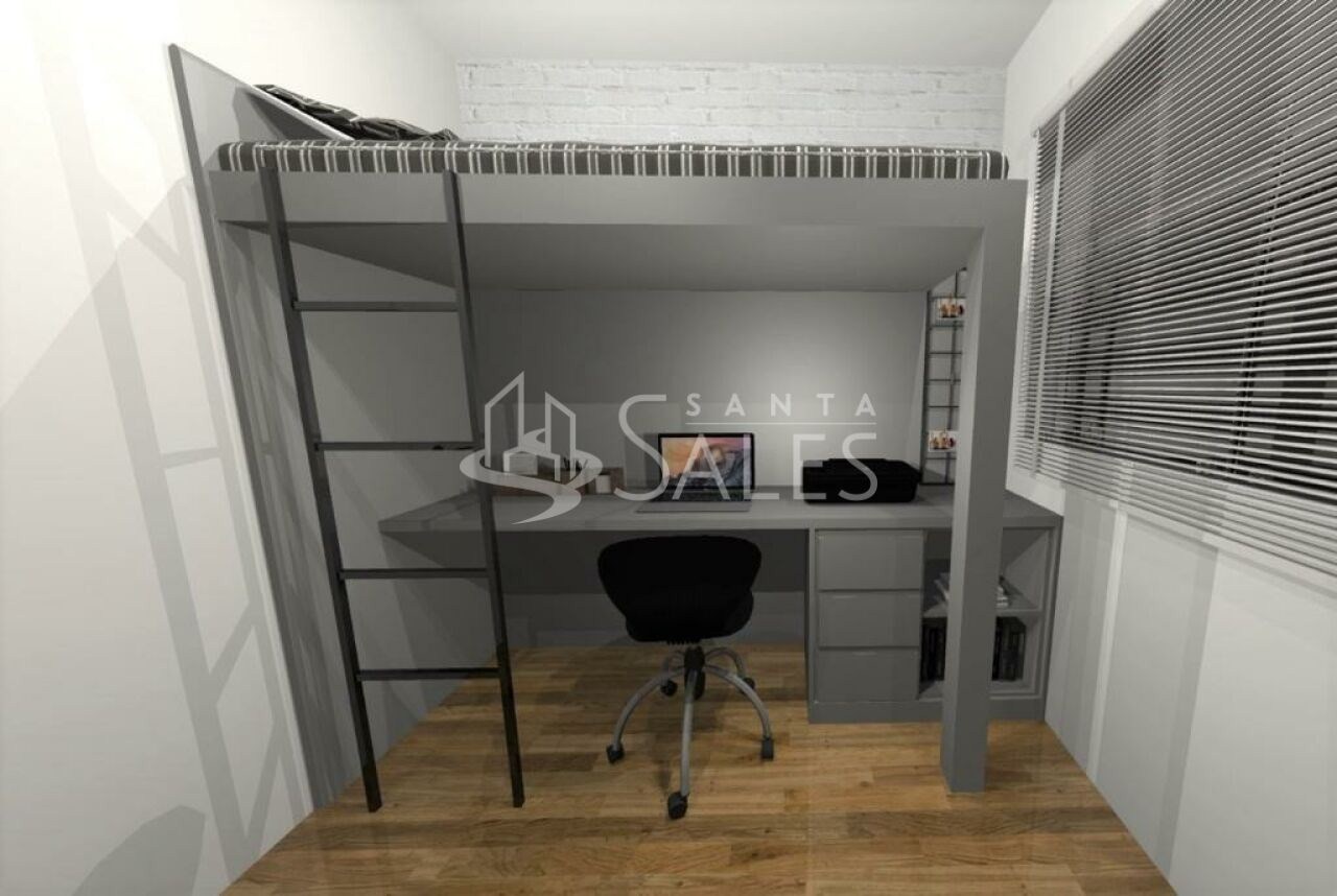 Apartamento à venda com 2 quartos, 42m² - Foto 3