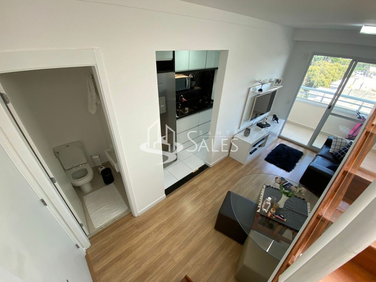 Apartamento à venda com 1 quarto, 80m² - Foto 3