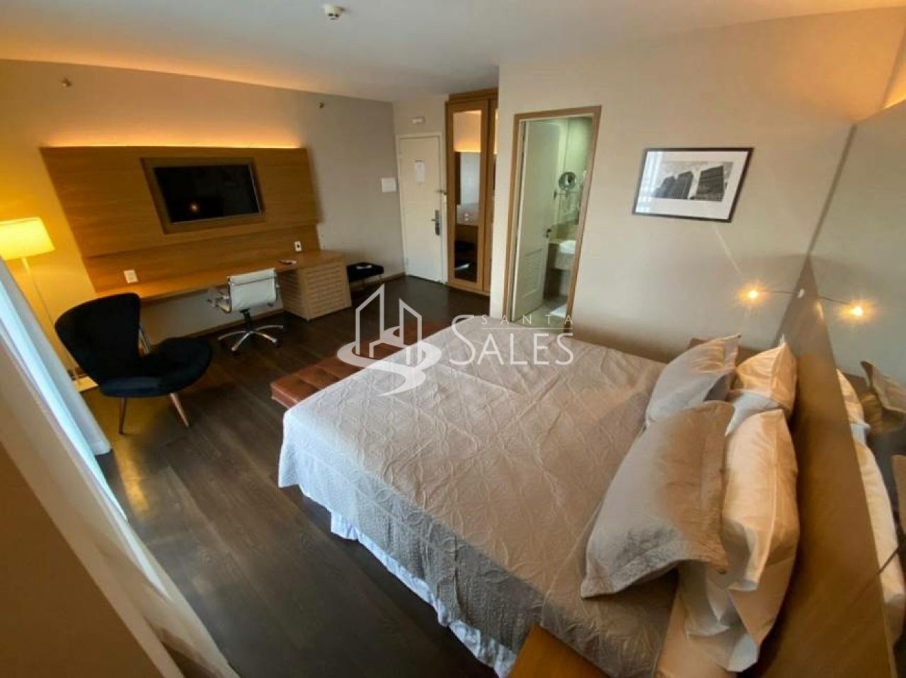 Apartamento à venda com 1 quarto, 34m² - Foto 10
