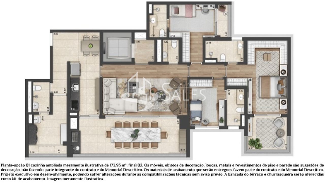 Apartamento, 3 quartos, 173 m² - Foto 36