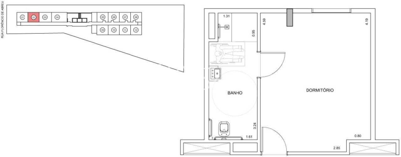 Apartamento, 1 quarto, 25 m² - Foto 15