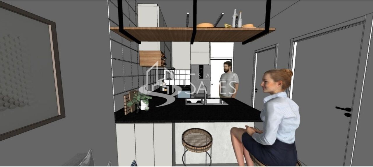 Apartamento, 1 quarto, 33 m² - Foto 5