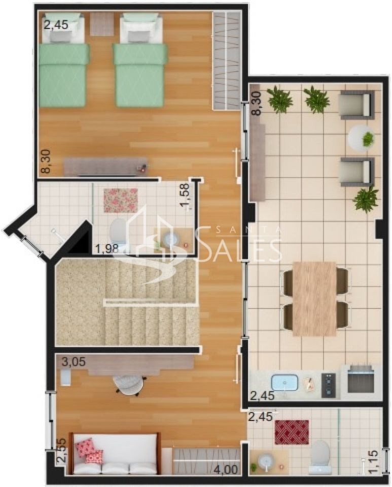 Cobertura, 3 quartos, 117 m² - Foto 27