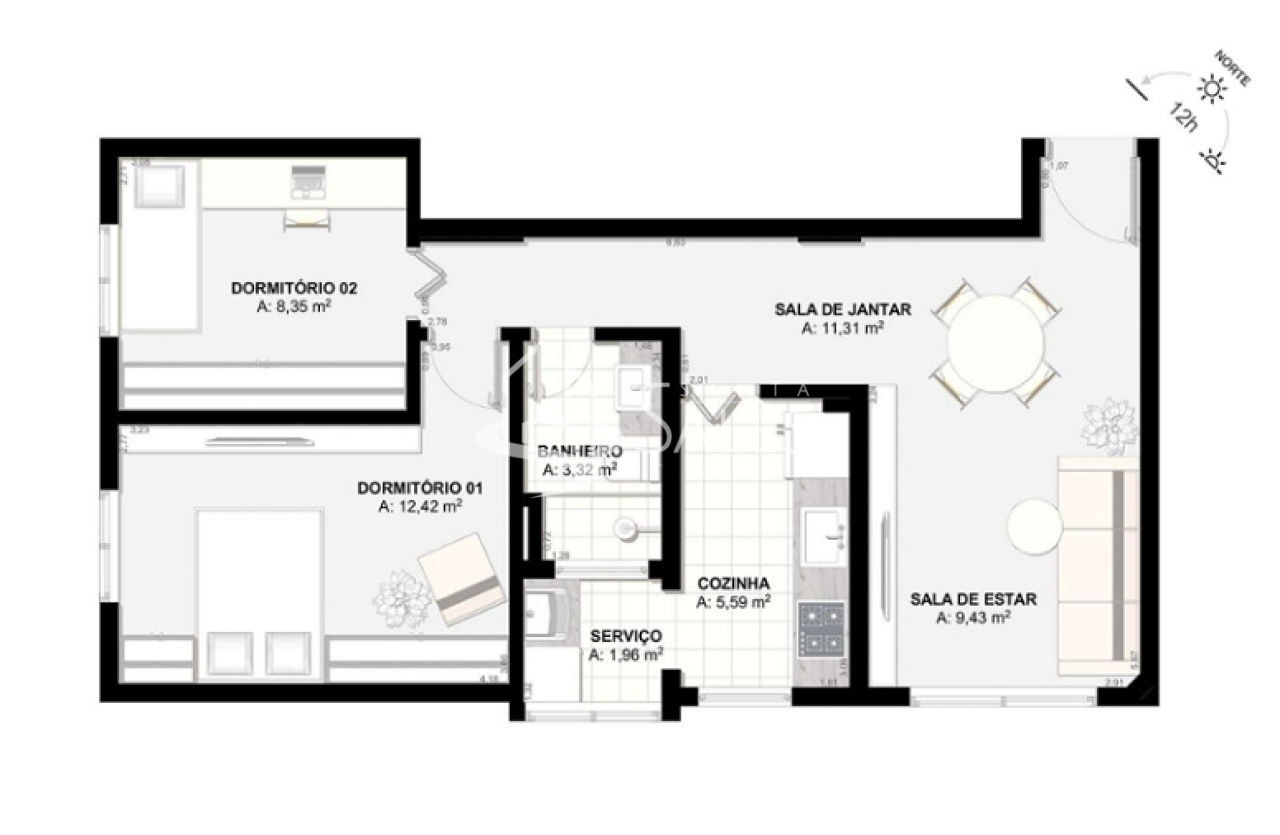 Apartamento, 2 quartos, 61 m² - Foto 27