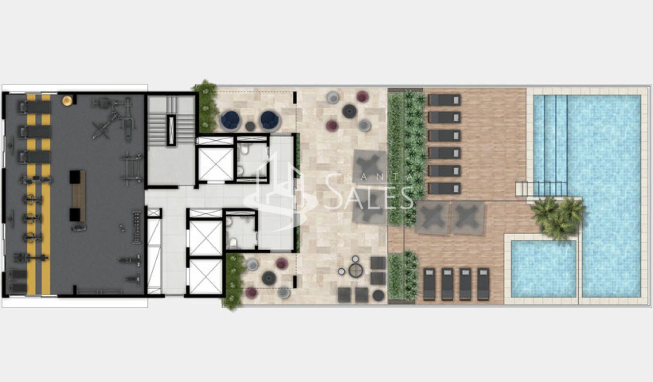 Apartamento, 1 quarto, 28 m² - Foto 36