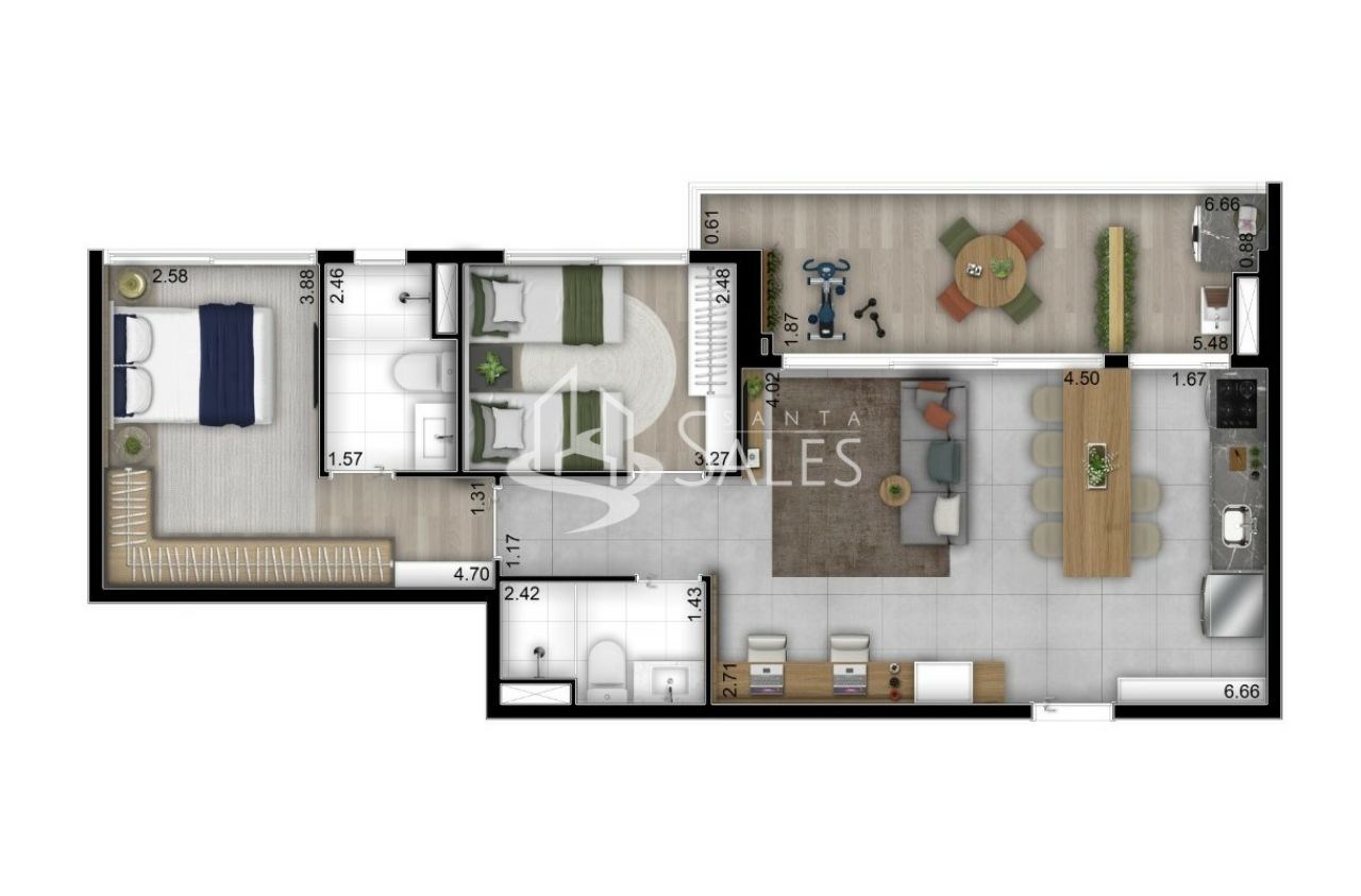 Apartamento, 3 quartos, 123 m² - Foto 30