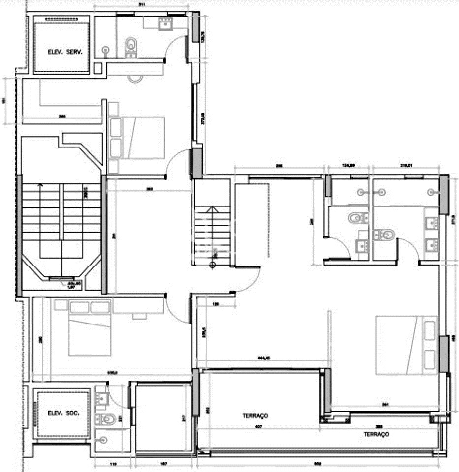 Cobertura, 3 quartos, 398 m² - Foto 1