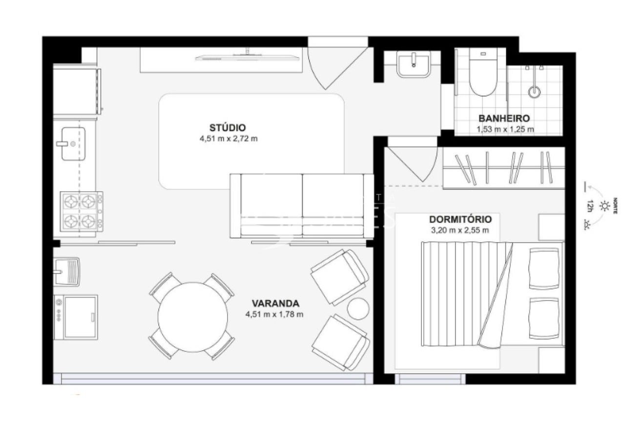 Apartamento, 1 quarto, 35 m² - Foto 24
