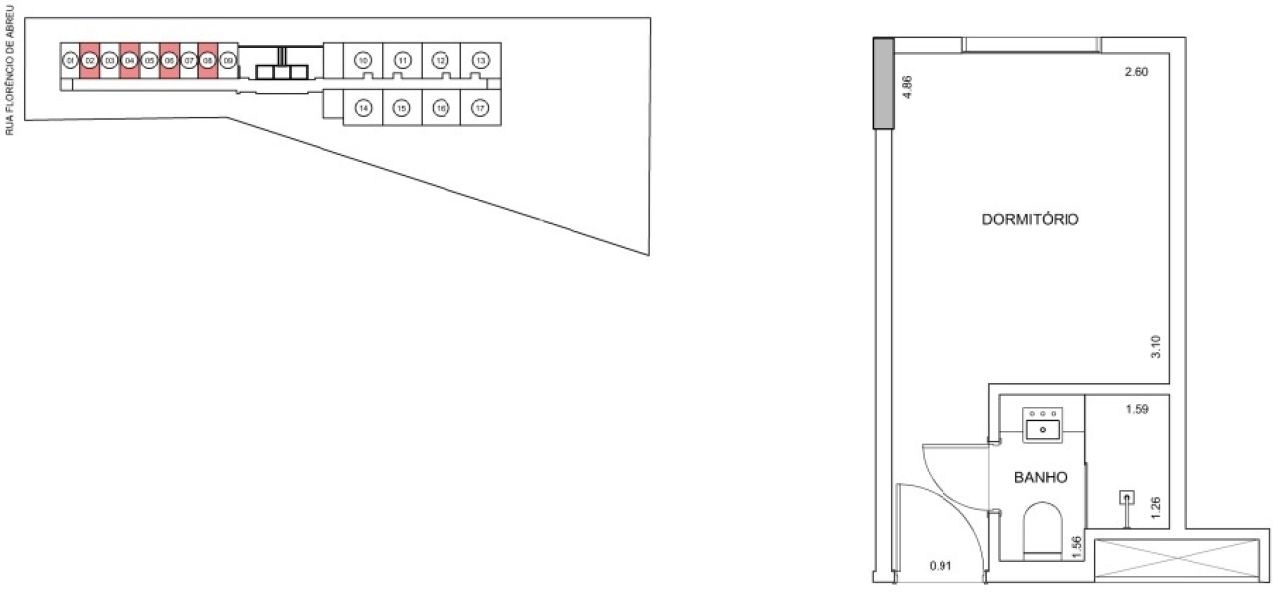 Apartamento, 1 quarto, 14 m² - Foto 14