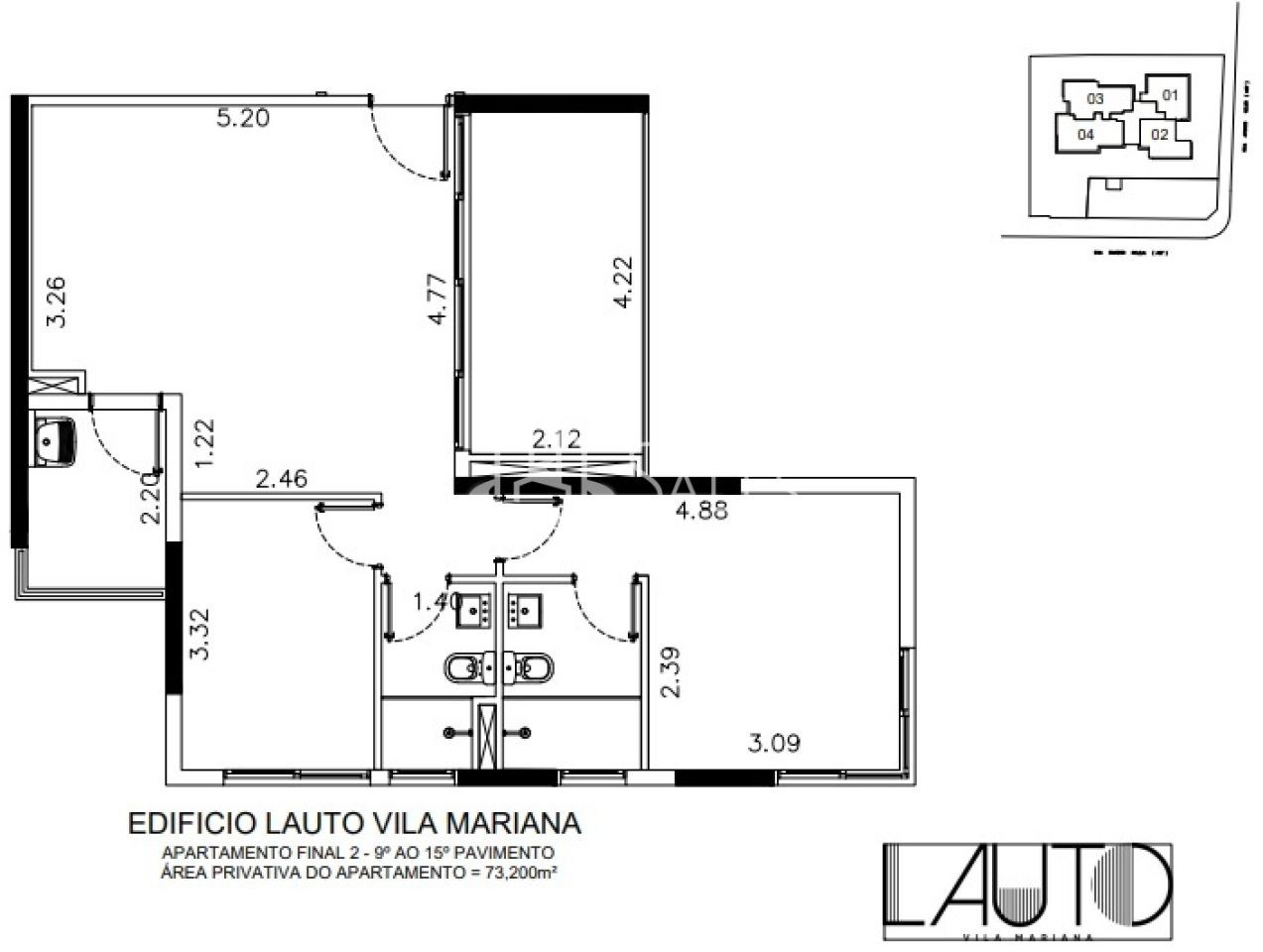 Apartamento, 2 quartos, 75 m² - Foto 19