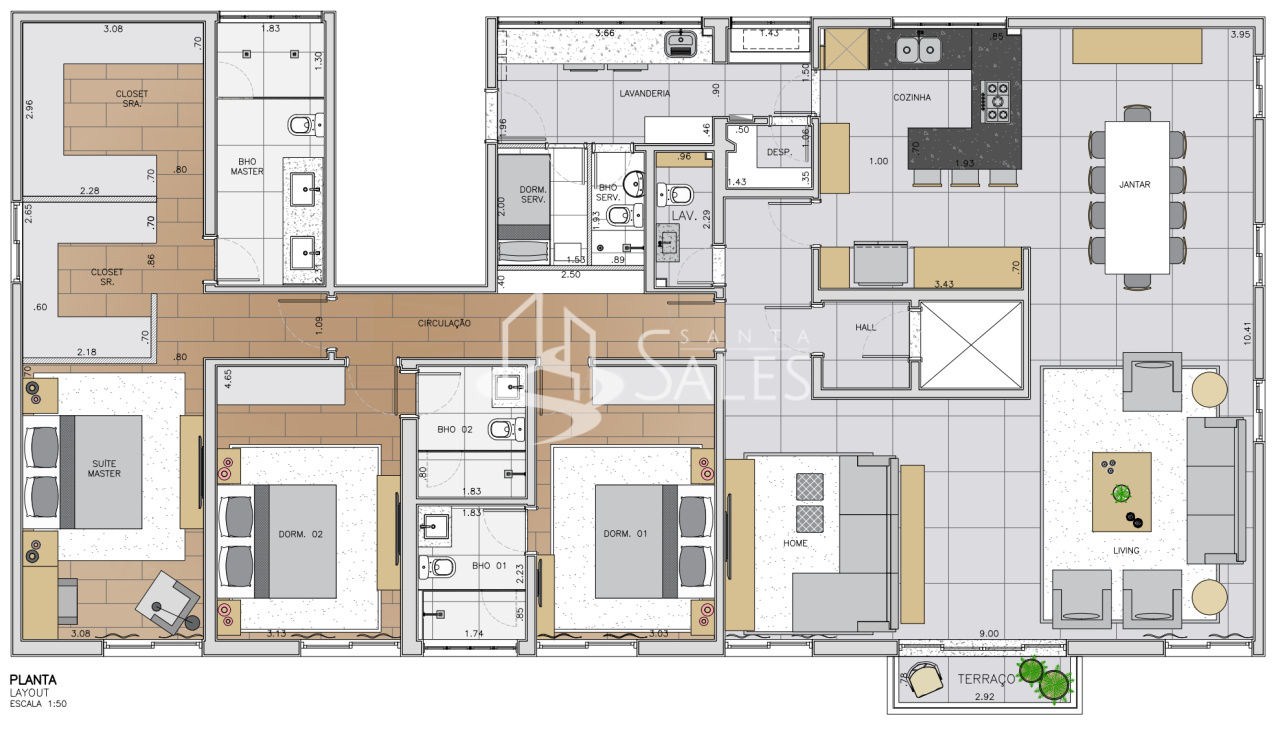 Apartamento, 3 quartos, 258 m² - Foto 13