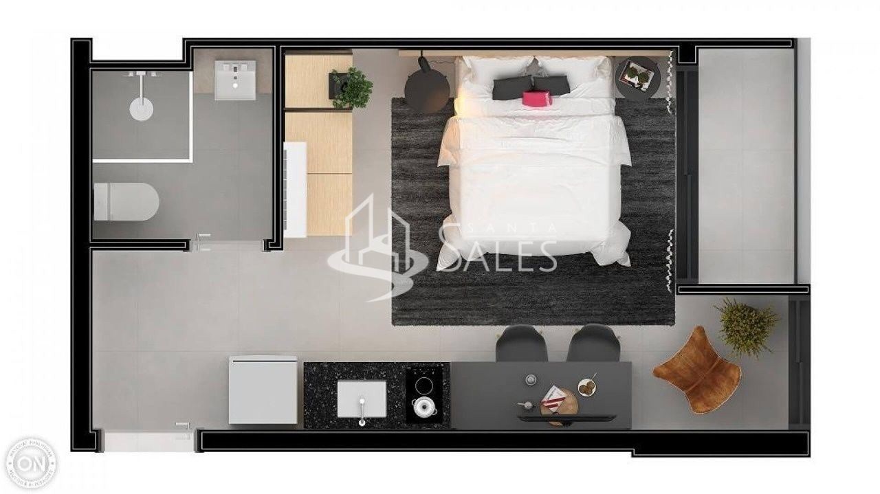 Apartamento, 1 quarto, 24 m² - Foto 21