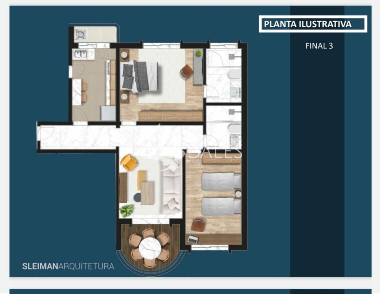 Apartamento, 2 quartos, 80 m² - Foto 6