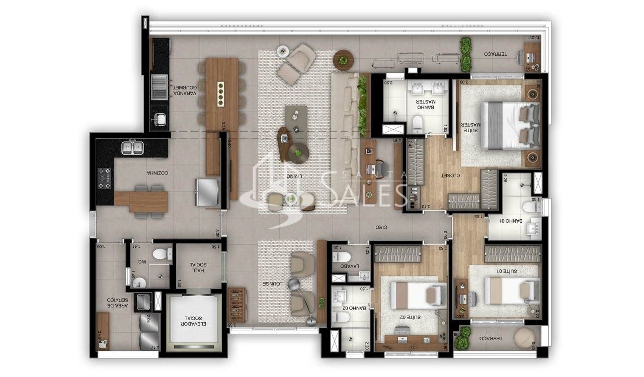 Apartamento, 3 quartos, 160 m² - Foto 13