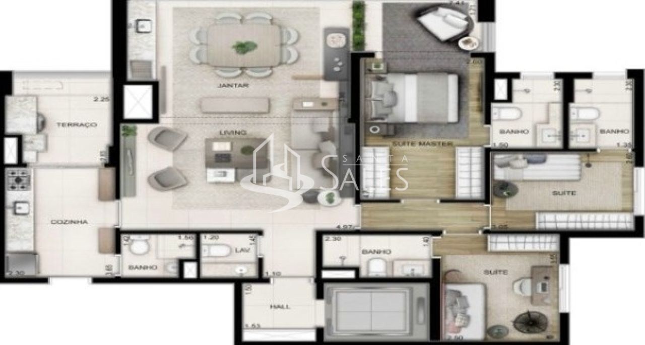 Apartamento, 3 quartos, 93 m² - Foto 12