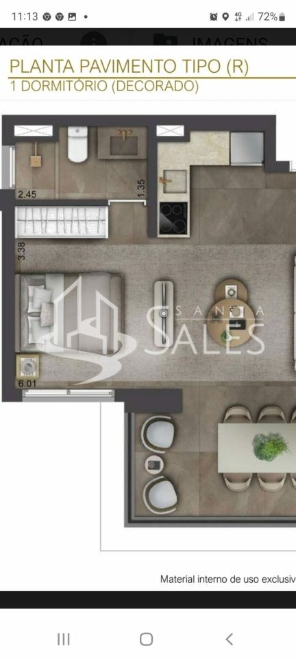 Apartamento, 1 quarto, 26 m² - Foto 9