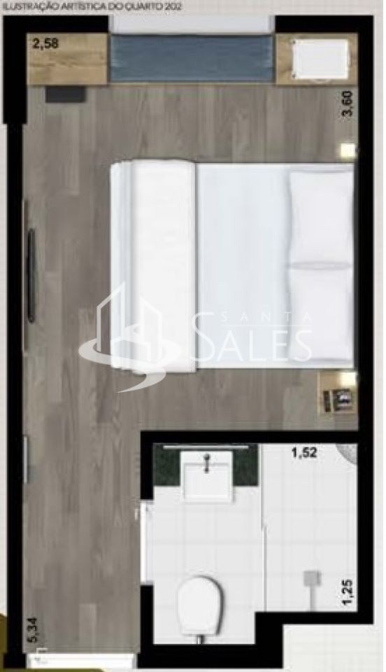 Apartamento, 1 quarto, 24 m² - Foto 18