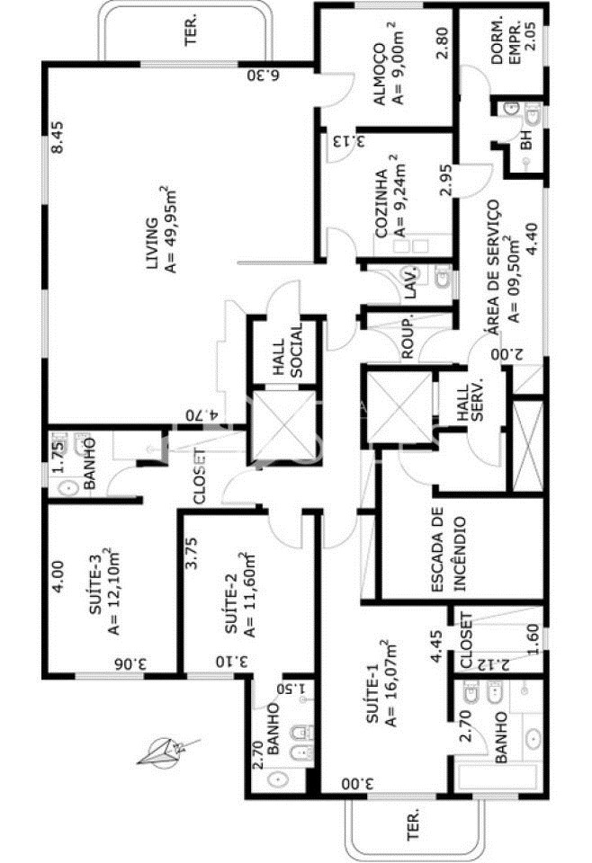 Apartamento, 3 quartos, 200 m² - Foto 21