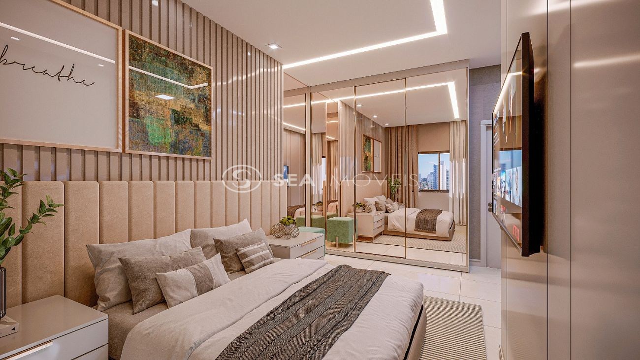 Apartamento de luxo no coração de Balneário Camboriú-SC: 3 quartos, 3 suítes, 4 banheiros, 2 vagas, 122,30m². Chegou a sua chance!