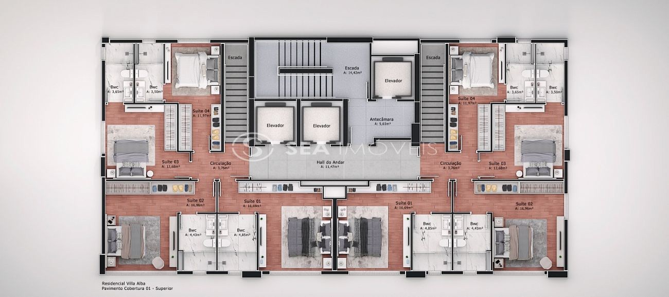 Apartamento, 4 quartos, 238 m² - Foto 20