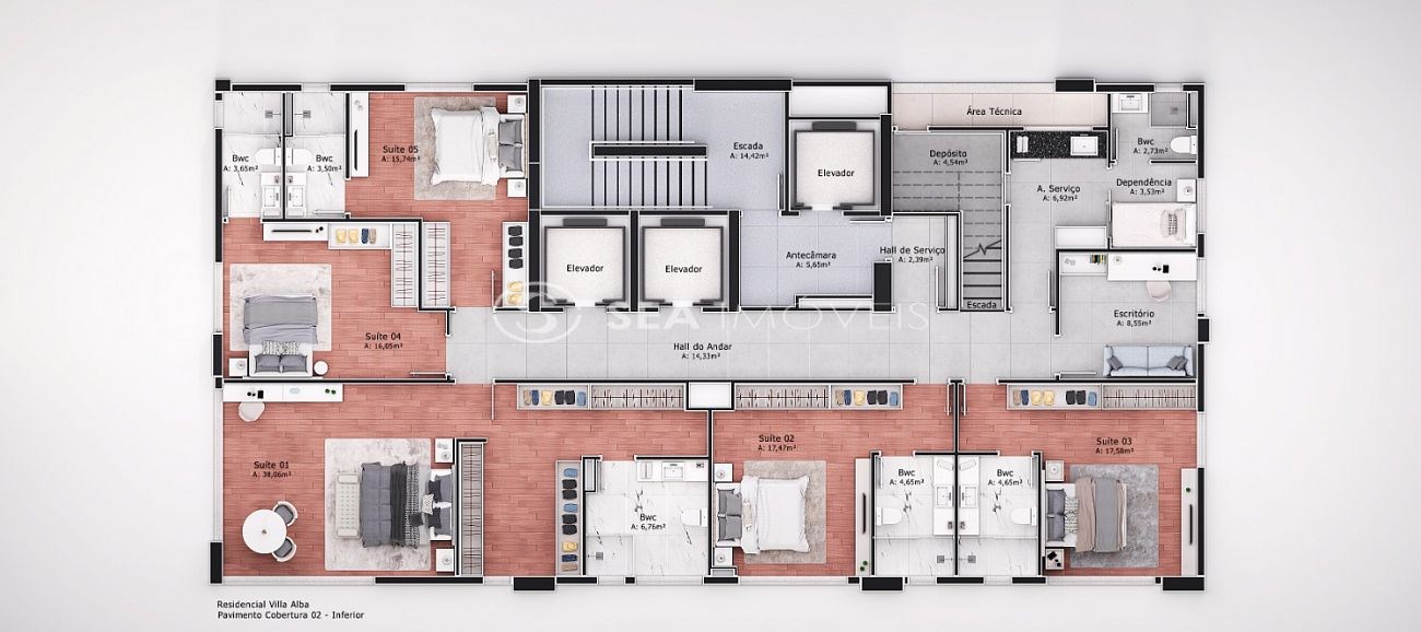 Apartamento, 4 quartos, 238 m² - Foto 21