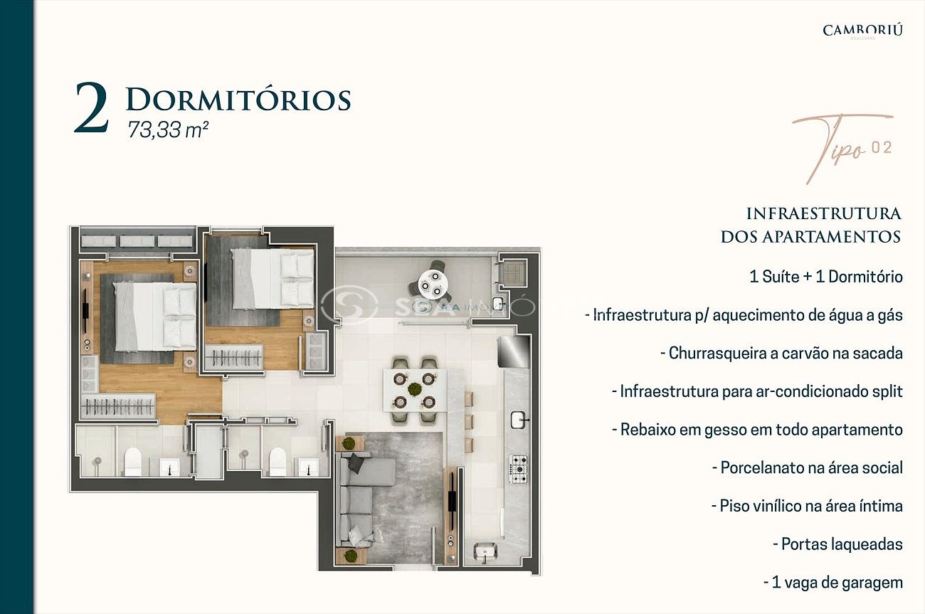 Apartamento, 2 quartos, 72 m² - Foto 23