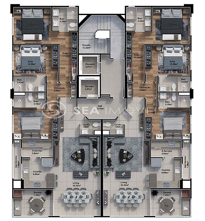 Apartamento, 3 quartos, 120 m² - Foto 21