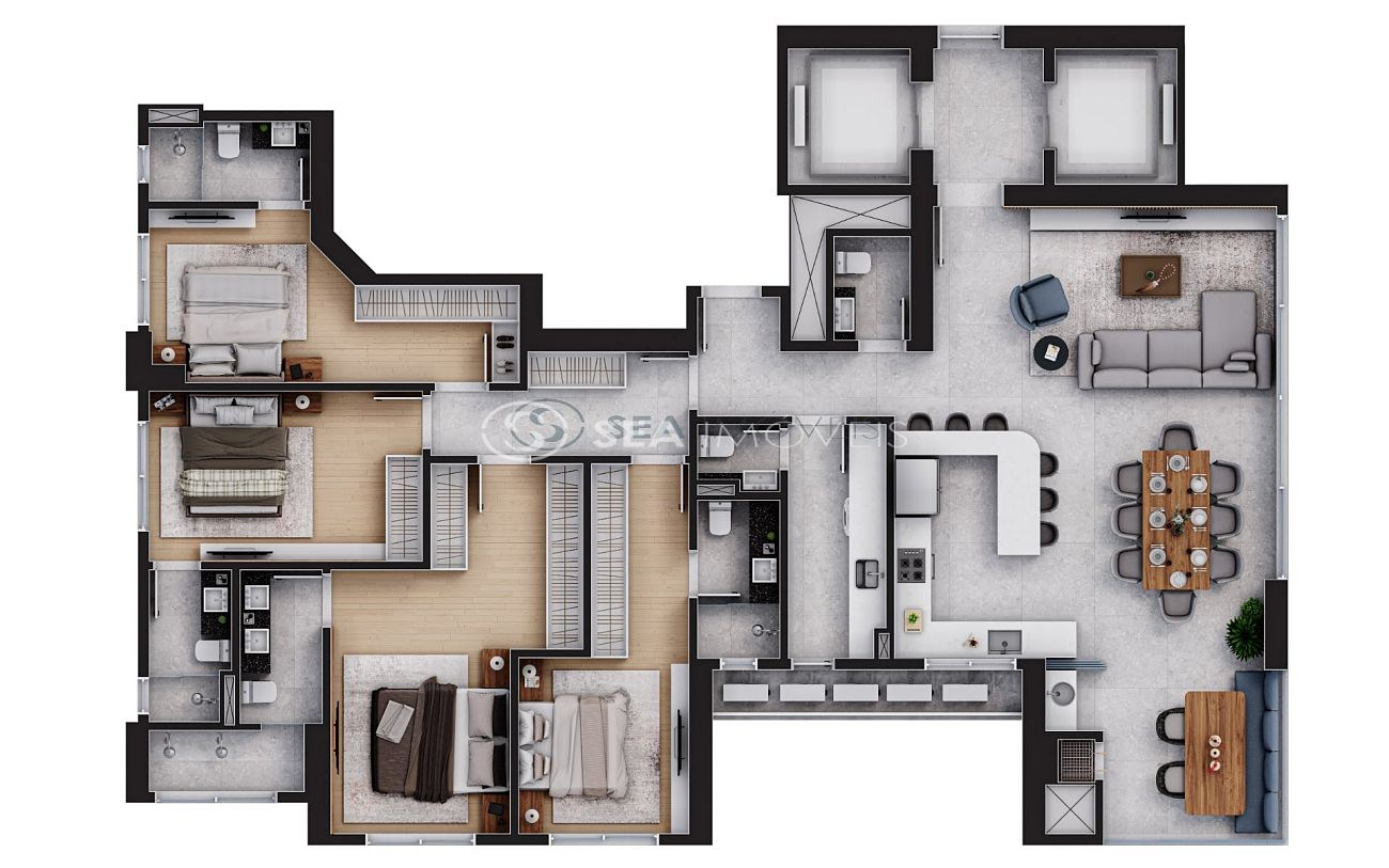 Apartamento, 4 quartos, 181 m² - Foto 27