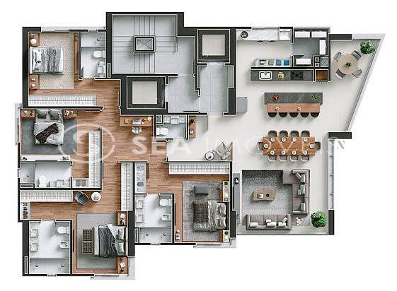 Apartamento, 4 quartos, 190 m² - Foto 7
