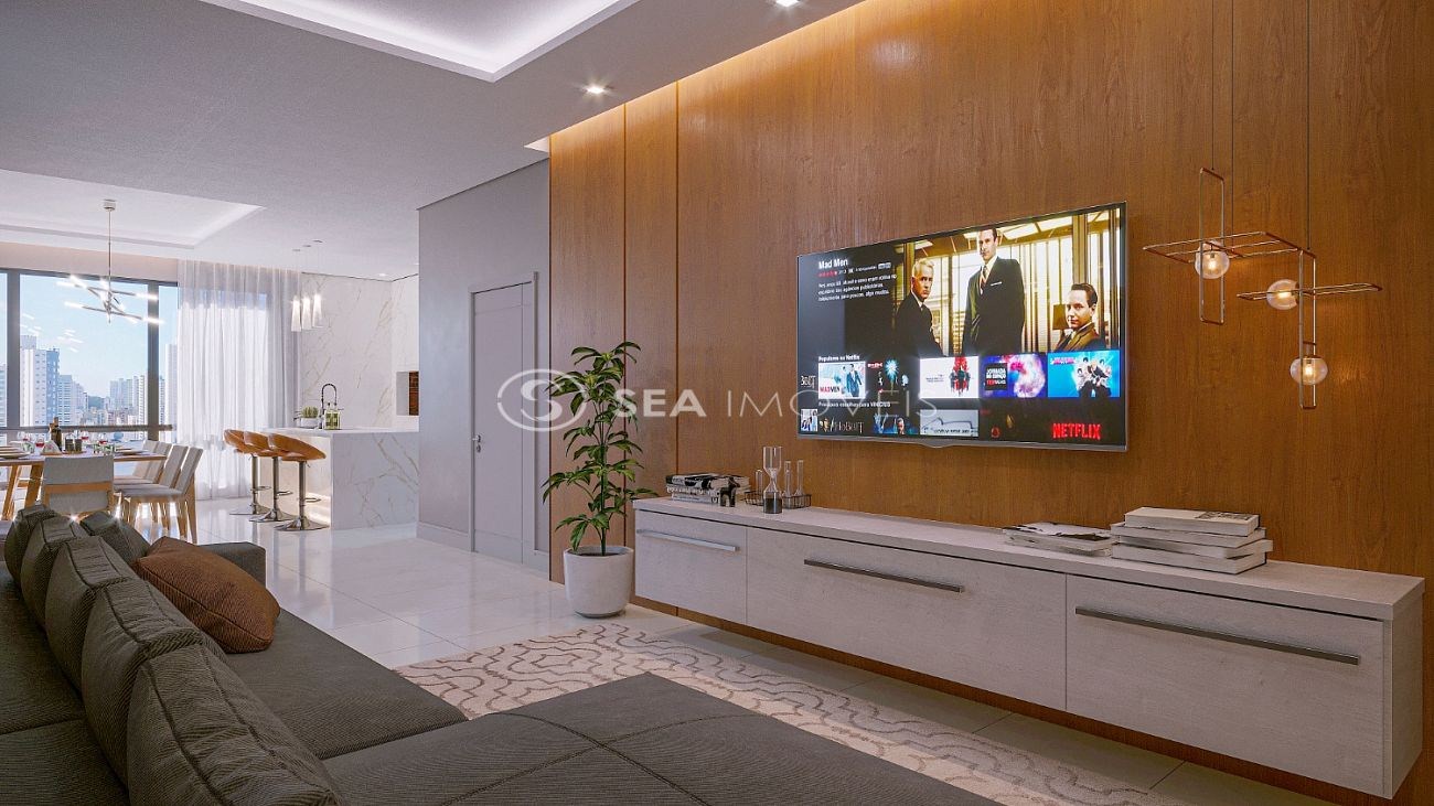 Apartamento de luxo no coração de Balneário Camboriú-SC: 3 quartos, 3 suítes, 4 banheiros, 2 vagas, 122,30m². Chegou a sua chance!