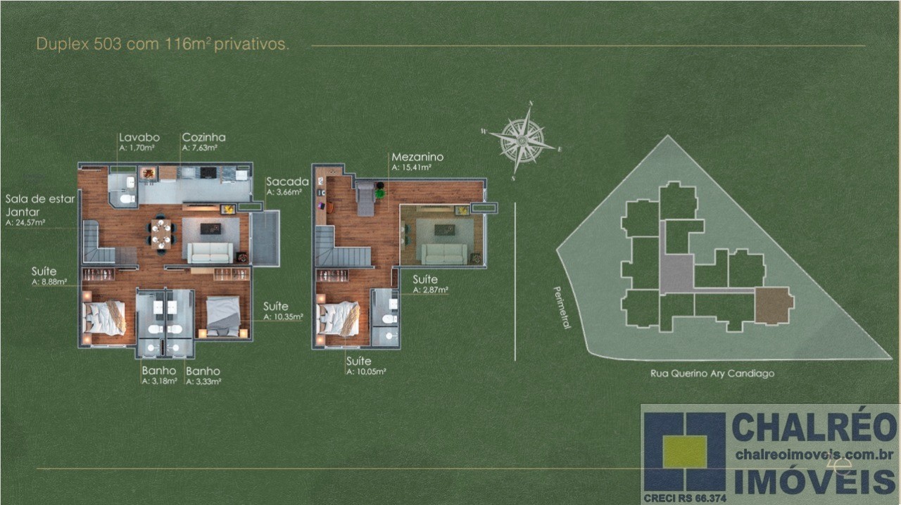 APARTAMENTO RESIDENCIAL em Gramado - RS, Candiago