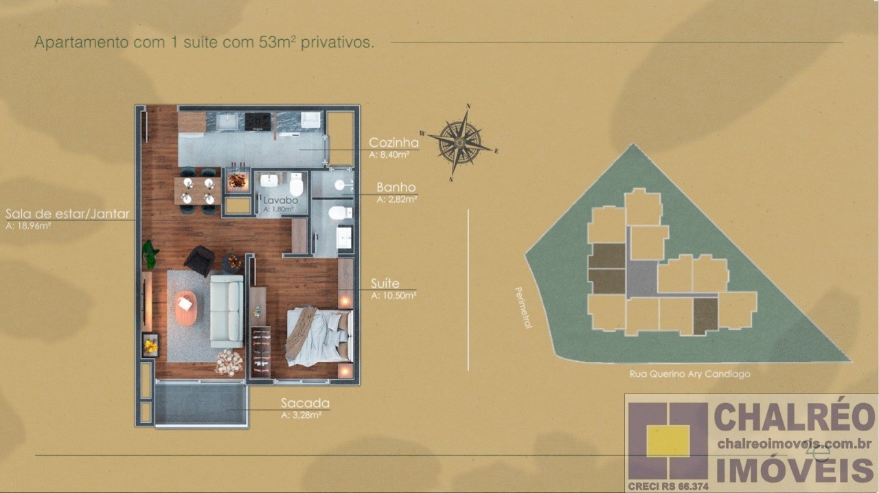 APARTAMENTO RESIDENCIAL em Gramado - RS, Candiago