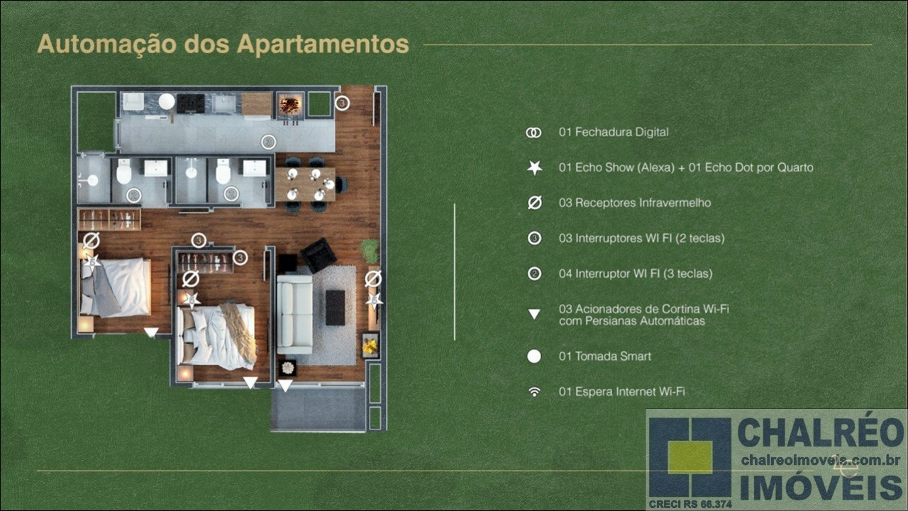 Apartamento residencial em gramado - rs, candiago