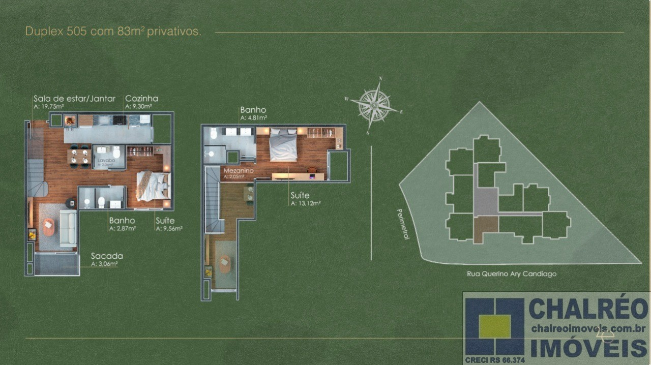 Apartamento residencial em gramado - rs, candiago