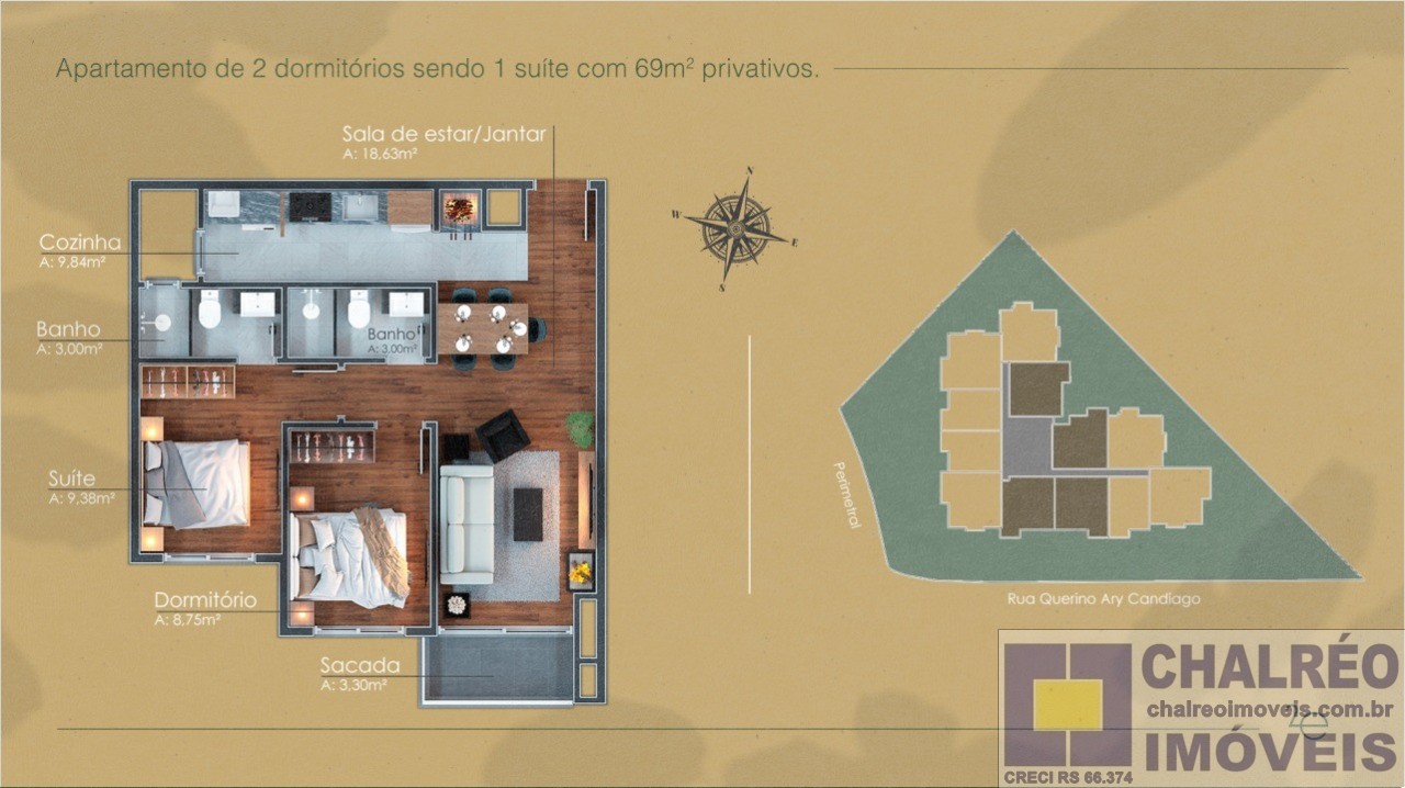 APARTAMENTO RESIDENCIAL em Gramado - RS, Candiago
