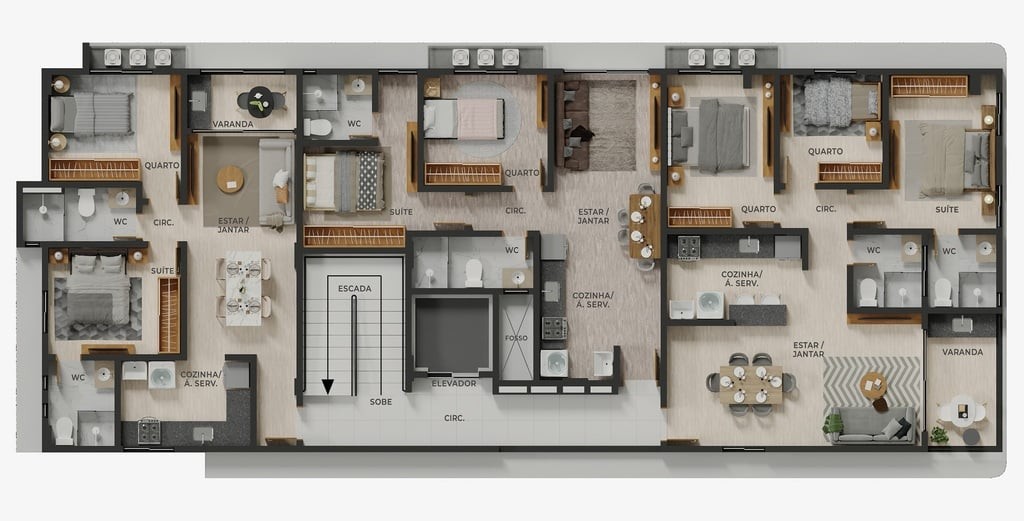 Cobertura, 2 quartos, 110 m² - Foto 8