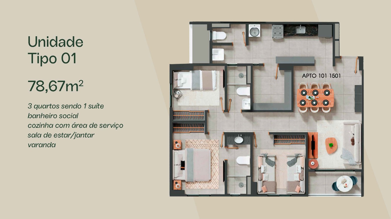 Apartamento à venda com 3 quartos, 70m² - Foto 27