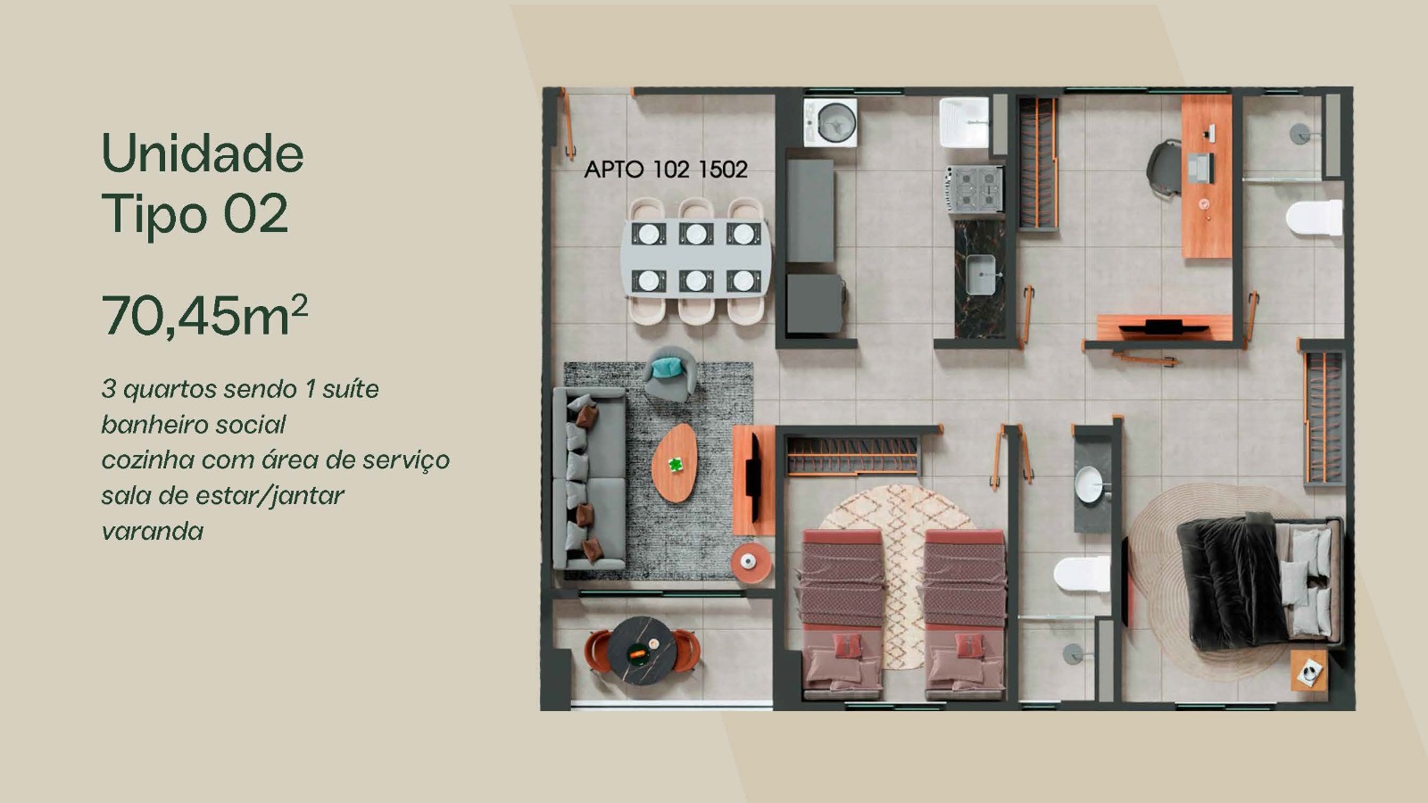 Apartamento à venda com 3 quartos, 70m² - Foto 25