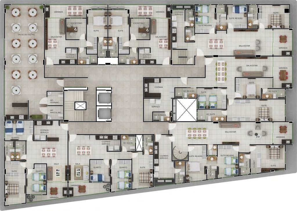 Apartamento, 3 quartos, 120 m² - Foto 12