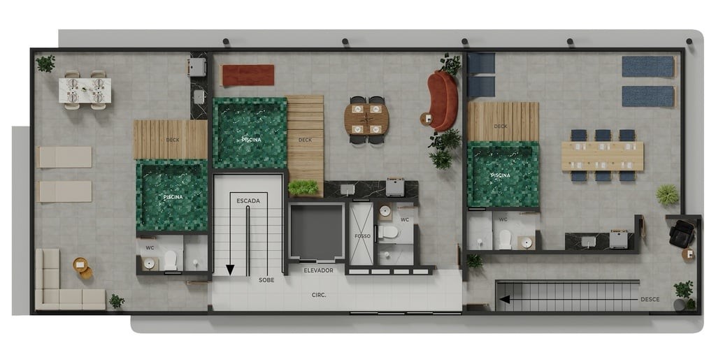 Cobertura, 2 quartos, 110 m² - Foto 10