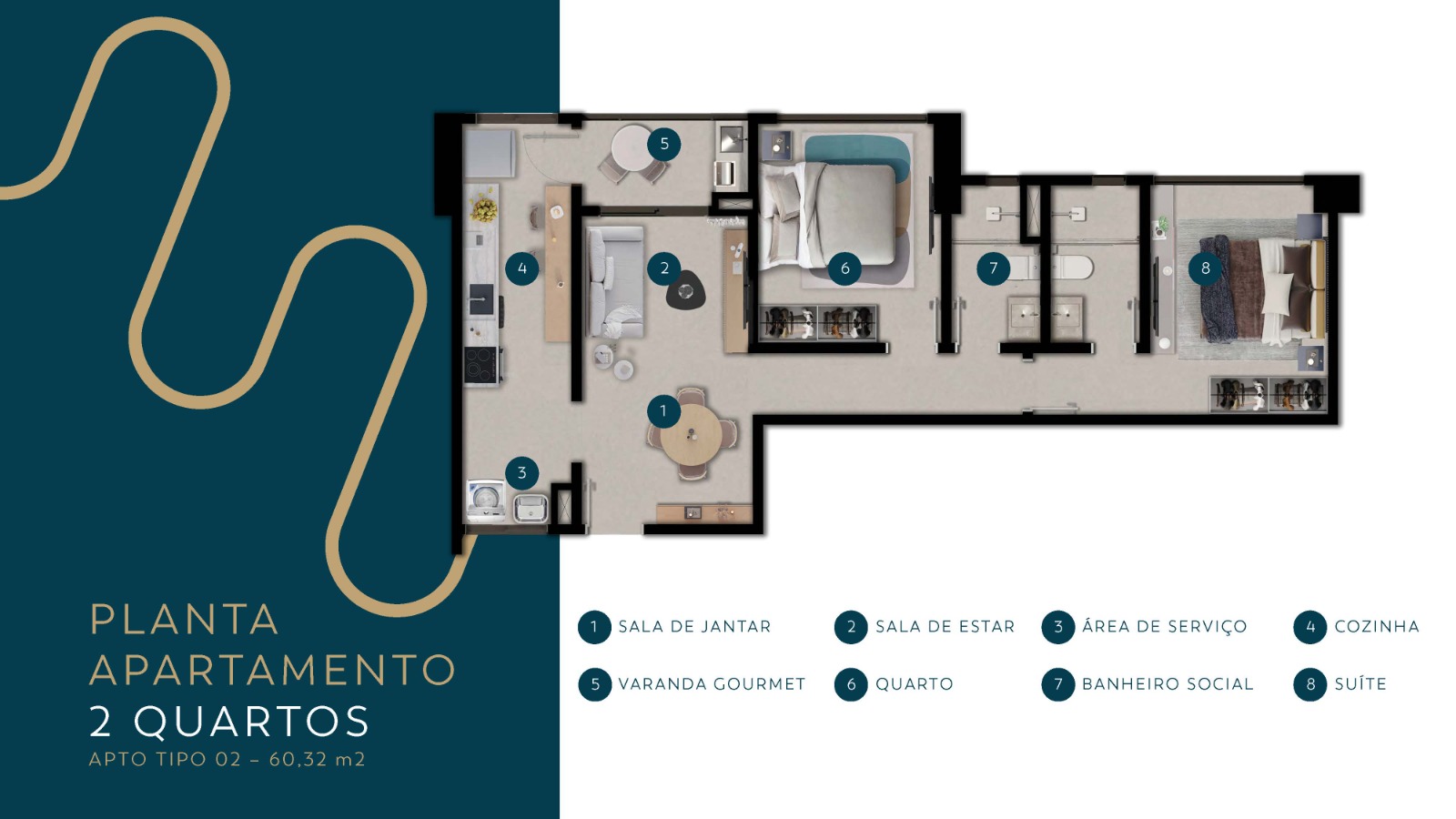 Apartamento, 2 quartos, 60 m² - Foto 52