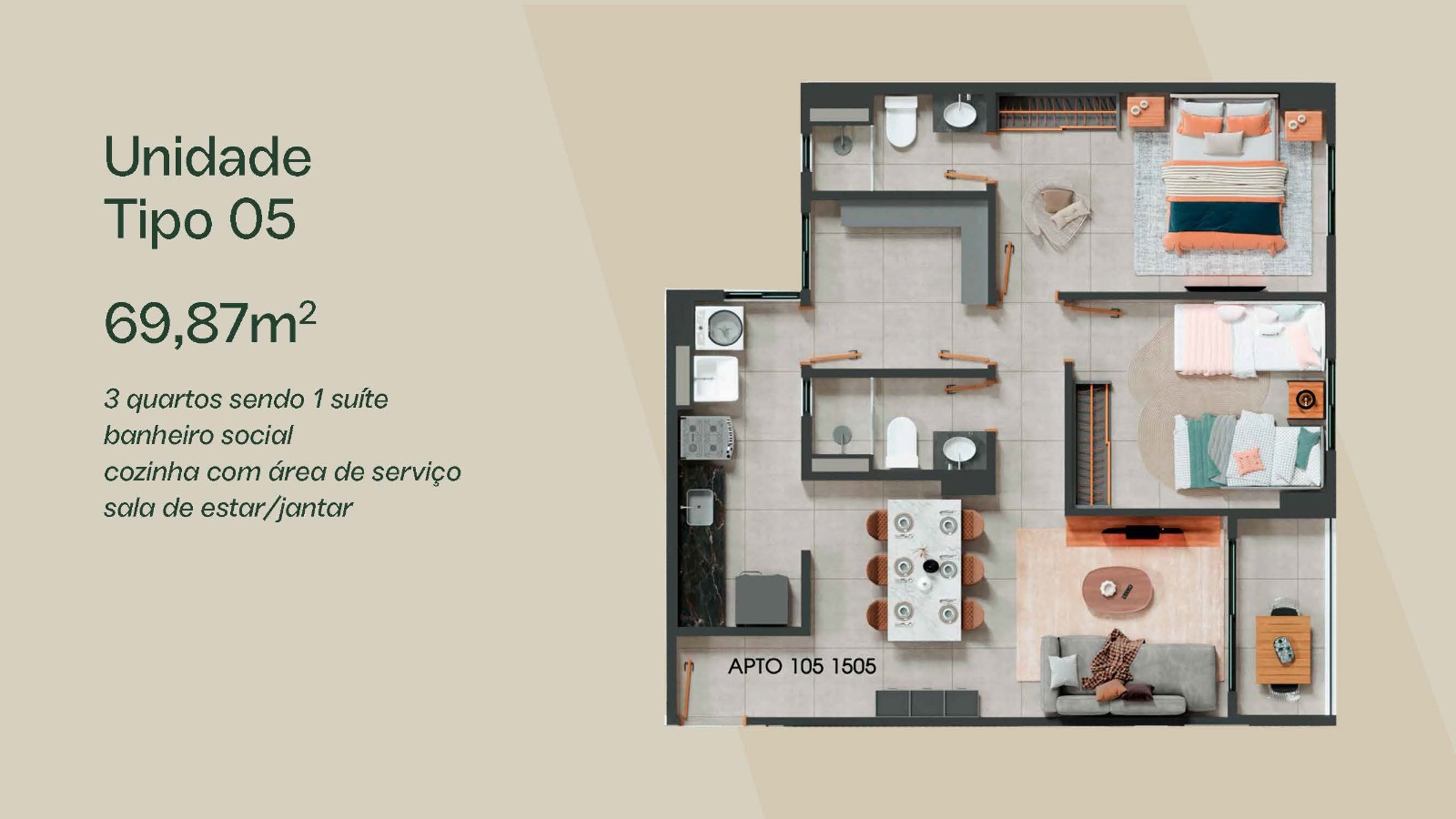 Apartamento à venda com 3 quartos, 70m² - Foto 50