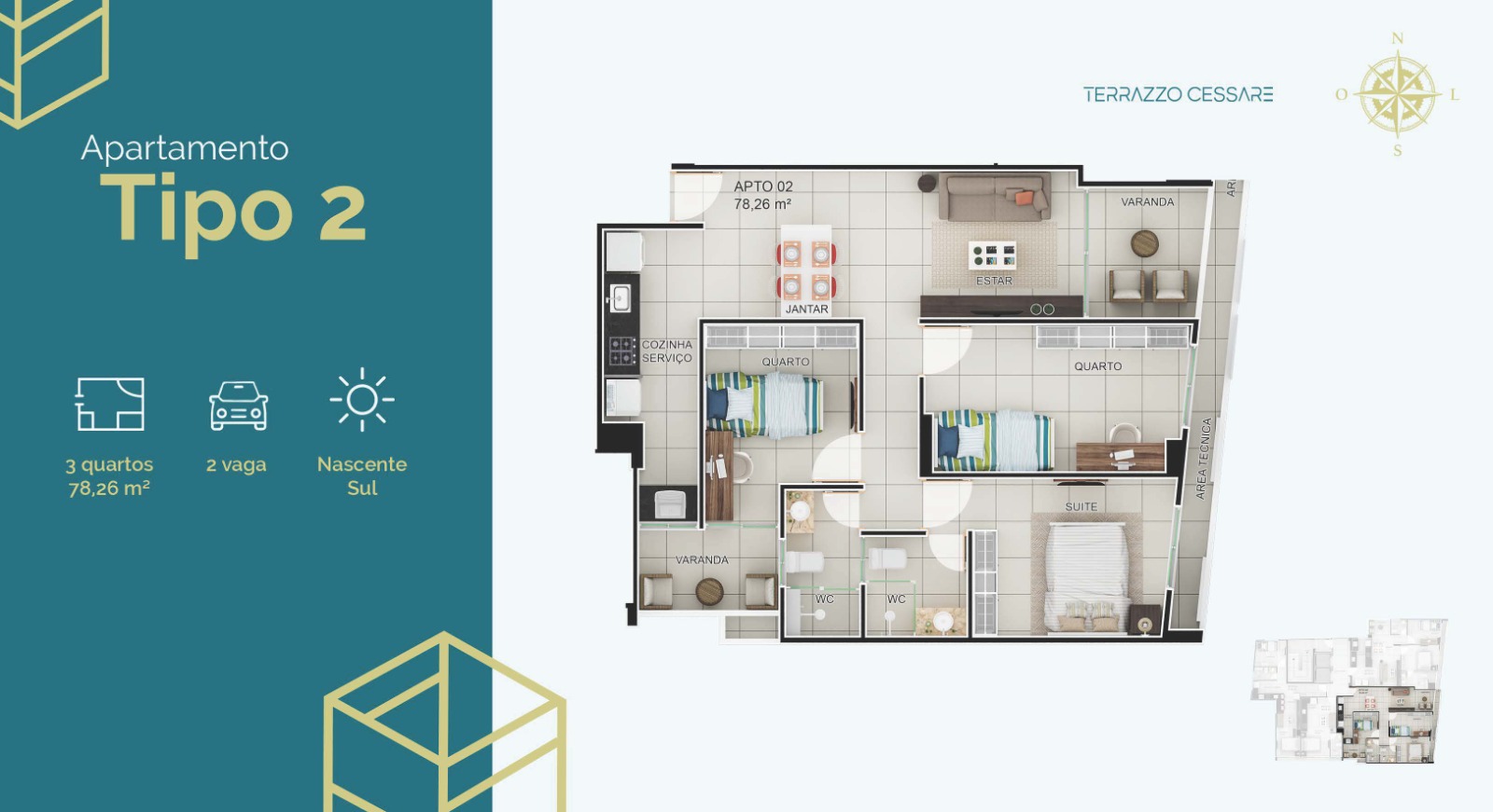 Apartamento, 2 quartos, 47 m² - Foto 20
