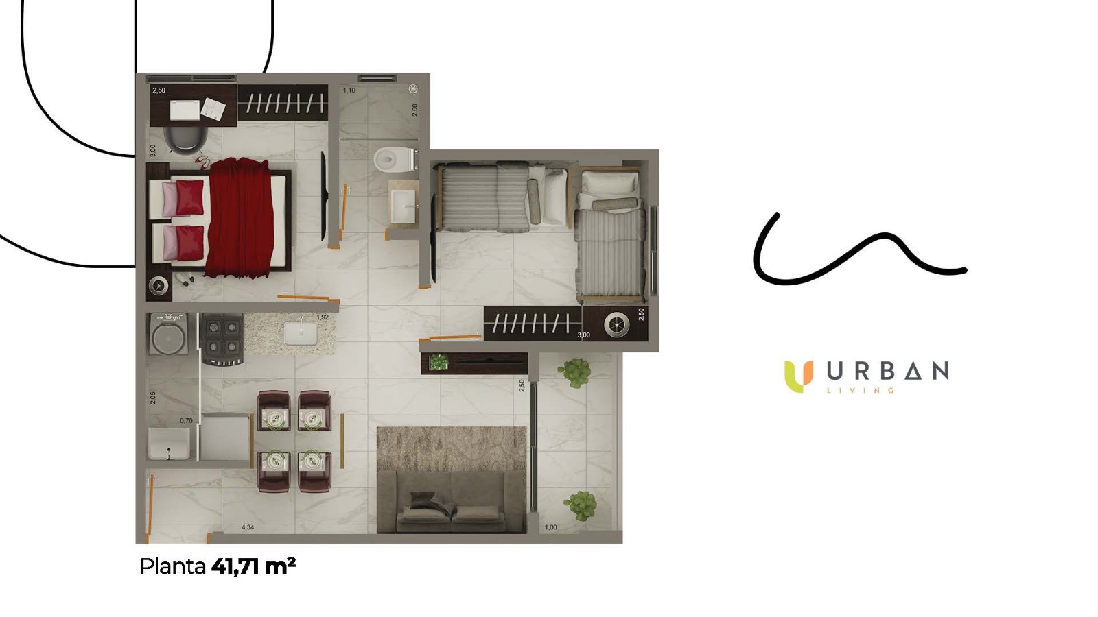 Apartamento à venda com 2 quartos, 46m² - Foto 15