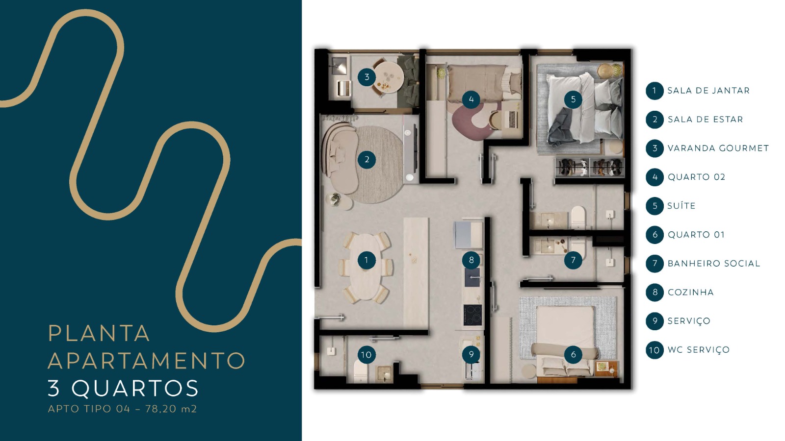 Apartamento à venda com 3 quartos, 78m² - Foto 13