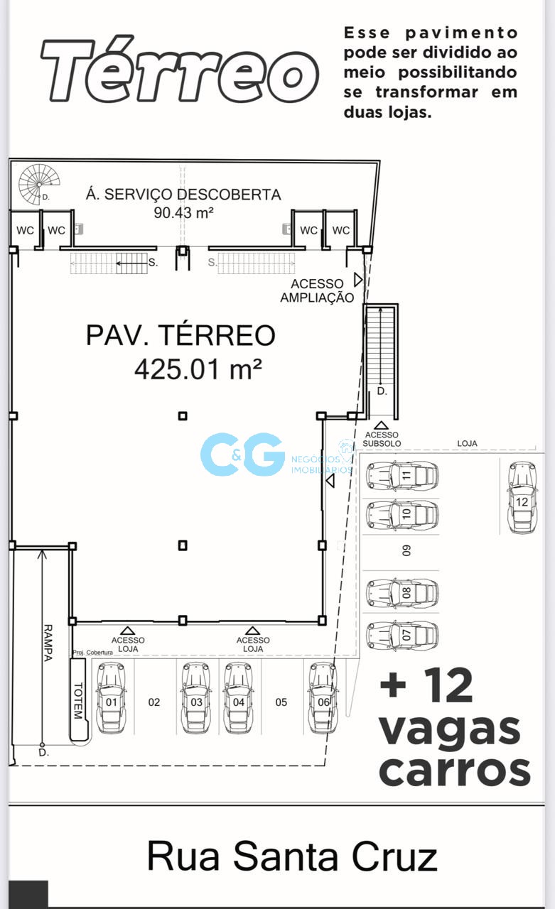 Loja-Salão, 698 m² - Foto 4