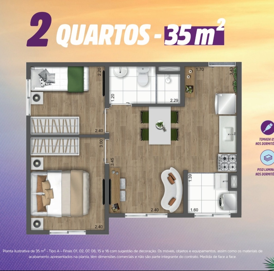 Apartamento, 1 quarto, 27 m² - Foto 28